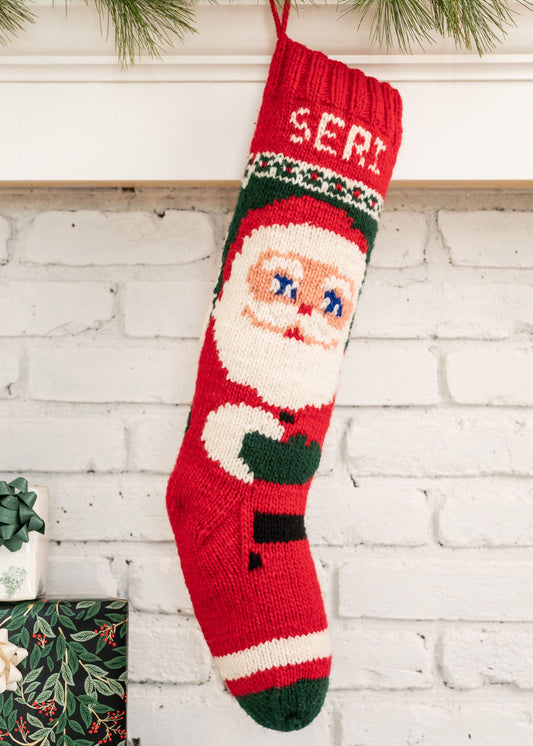 Mr Claus Stocking Knitting Kit