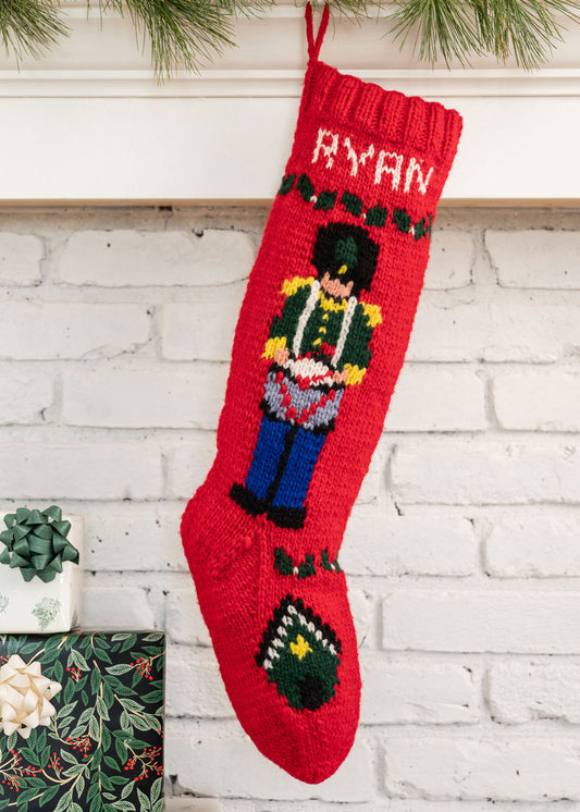 Drummer Boy Christmas Stocking Knitting Kit