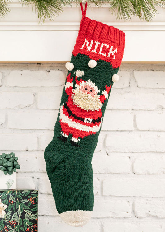 Santa Snowball Stocking Knitting Kit