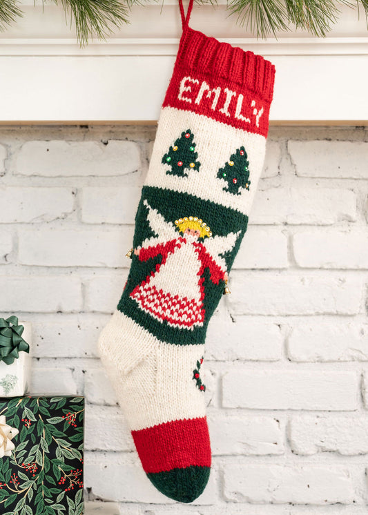 Angel Christmas Stocking Knitting Kit